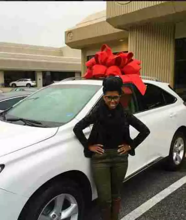 Female Entrepreneur Rejoices As She Buys Herself A Brand New Lexus Jeep (Photo)